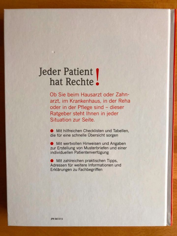 Buch: Jeder Patient hat Rechte!: Klare Antworten auf Ihre Fragen in Büchen