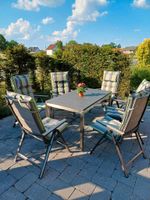 Gartentisch,Outdoortisch mit acht Stühlen und passenden Polstern Nordrhein-Westfalen - Delbrück Vorschau