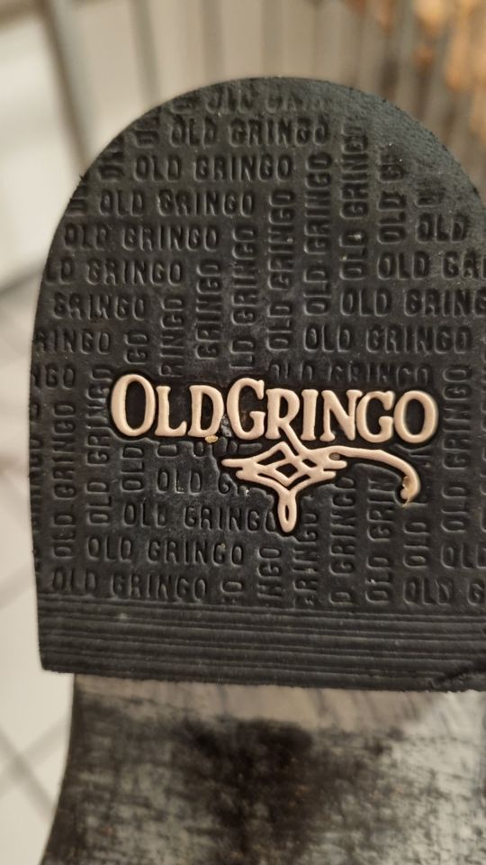 Orig. Old Gringo Cowboy Stiefel Stiefelette Leder Handgenäht Gr39 in Bünde