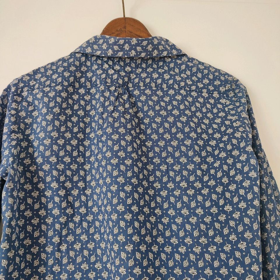 Bluse Marc O' Polo blau mit Muster, Größe 34 in Heinsberg