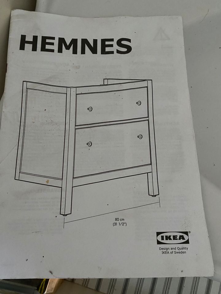 Ikea Hemnes  Bad Waschbecken Waschtisch Untersch Amatur in Bremen