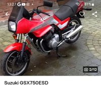 Suzuki gsx750es, dänischer Kfz Brief Niedersachsen - Drangstedt Vorschau