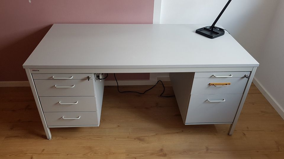 Büroschreibtisch Schreibtisch 160 cm x 80 cm, unverwüstlich in Homburg