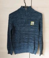 Blau melierter Strickpullover 146/152 Niedersachsen - Fürstenberg Vorschau