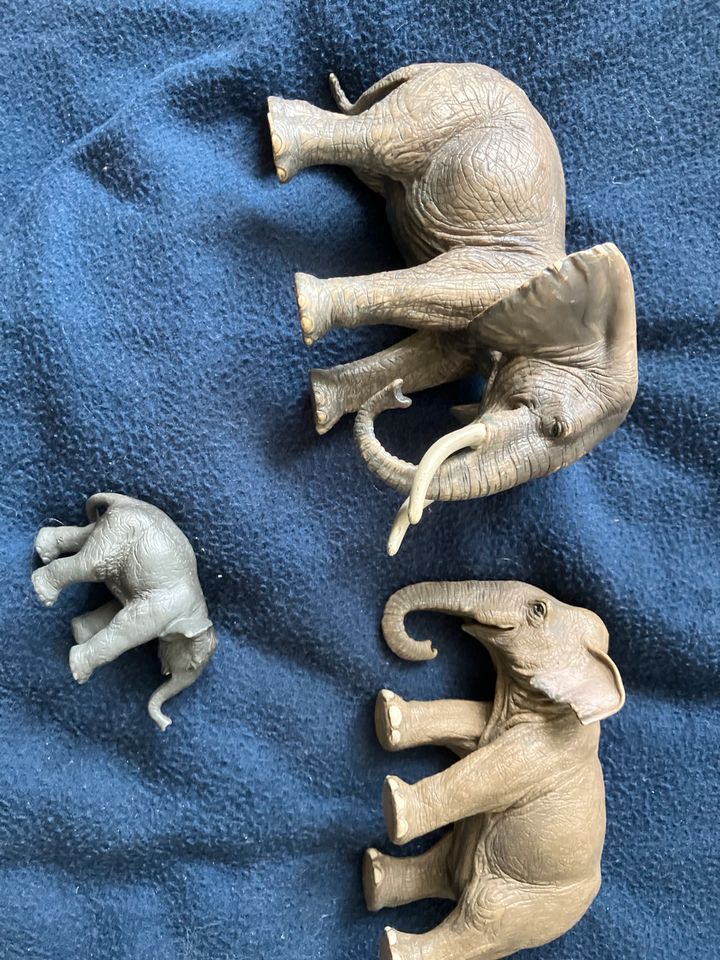 Diverse Schleich Figuren ab 2€- Elefant, Nashorn, Hai, Panda,.... in Heidesheim