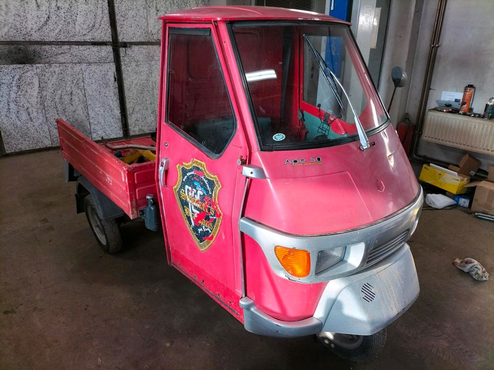 Piaggio APE 50 mit Mofa Zulassung 25km/h in Walschleben