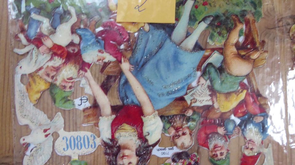 6 nostalgiche Kinderbilder Sammelbögen für Poesiealben  basteln in Herbsleben
