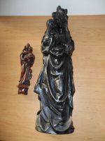 2x alte Wachs Wand-Figur Relieffigur Muttergottes Madonna Kind Nordrhein-Westfalen - Langenberg Vorschau