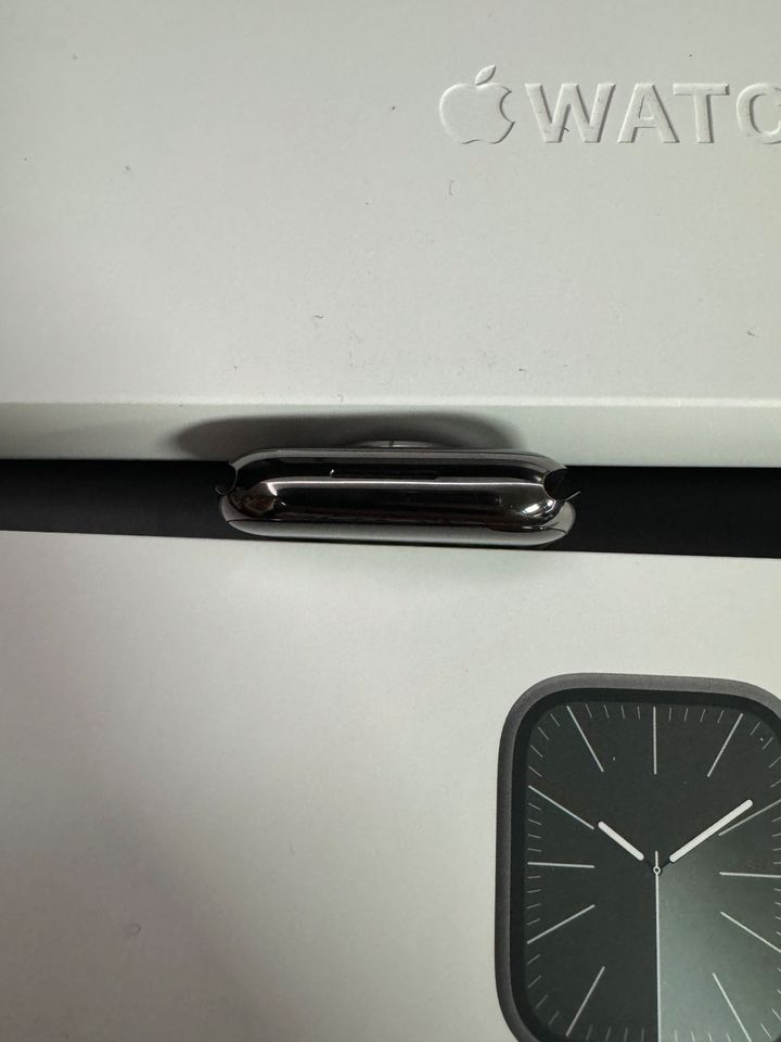 Apple Watch Series 9, 45mm Milanese, LTE, Graphite Edelstahl in Alpen
