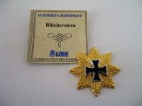 Eisernes Kreuz mit goldenen Strahlen - Blücherstern - Göde-Replik Schwerin - Altstadt Vorschau