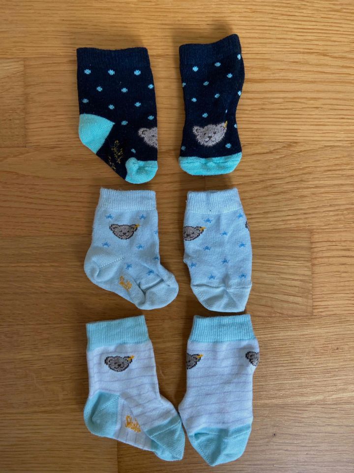 WIE NEU! 3x Steiff Socken 13, 14, 15, 16 in Hofheim am Taunus