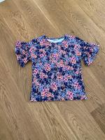 Damen T-Shirt Shirt mit Volants Gr. XS / S Blumen lila Baden-Württemberg - Süßen Vorschau