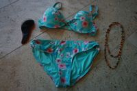 Bikini blumig blau pink Kette Kamm Gr.38 Rheinland-Pfalz - Theismühlen Vorschau