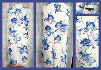 Comma Damen Kleid Sommerkleid weiß-blaues Blumenmuster Gr. 42 Bayern - Grainet Vorschau
