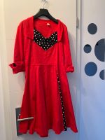 Kleid 50er 60er Style nur einmal getragen Gr S rot /gepunktet Eimsbüttel - Hamburg Schnelsen Vorschau