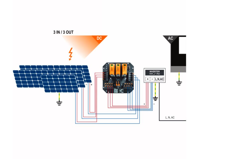 Anschlusskasten Solar PV Anlage PVN1M3I9SXFXV1O1TXPX10 Weidmüller in Sprockhövel