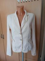 Jacke Marc Cain, Beige mit leicht goldenen Streifen, wie Neu. Baden-Württemberg - Mannheim Vorschau