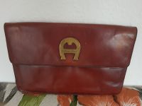 Original E.Aigner Echt-Ledertasche/Clutch/Unterarmtasche rotbraun Obervieland - Arsten Vorschau