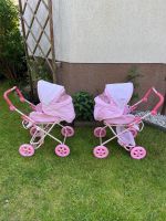 2 Puppenwagen Zwillinge mit Zubehör 12 Euro je Stück Puppe rosa Berlin - Mahlsdorf Vorschau