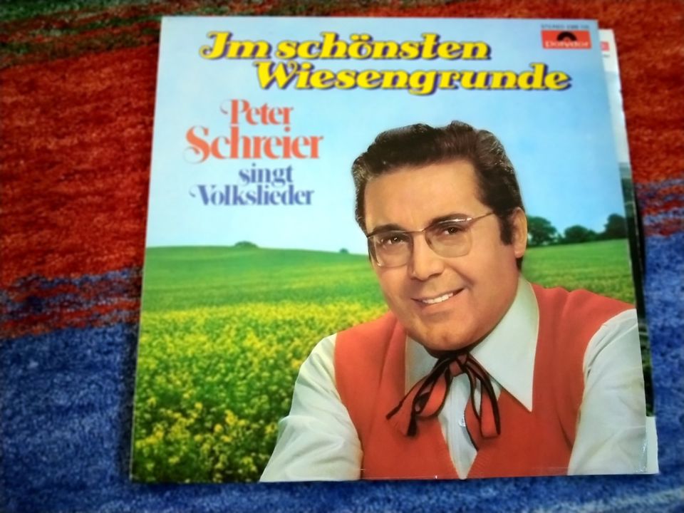 LP Schallplatte Peter Schreier singt Volkslieder in Mörstadt