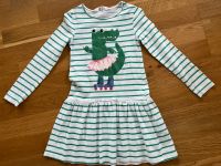 Kleid 110/116 H&M Krokodil Rollschuhe Streifen grün weiß Nordrhein-Westfalen - Gescher Vorschau