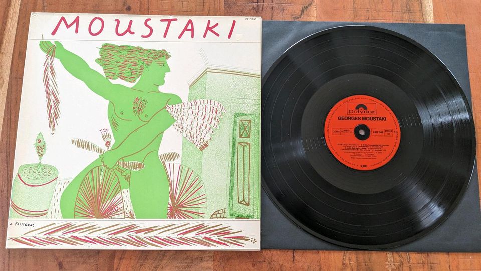 Moustaki Folk Pop Chanson Schallplatten Vinyl LP in Dresden