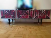 Möbel Set Furny/Wayfair, grau/rot - TV-Board+Schränke, NP 1.400 € Thüringen - Bienstädt Vorschau