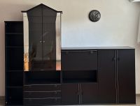 Schrankwand schwarz Wohnzimmer / Jugendzimmer Rheinland-Pfalz - Bad Kreuznach Vorschau