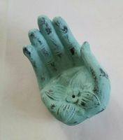 Buddha Hand Grün Stein Lotusblüte Bali 15 x 10 cm Nordrhein-Westfalen - Paderborn Vorschau