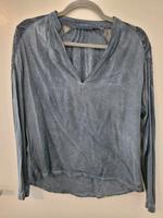 Blaue Bluse mit Spitze von Garcia in Größe XS Hessen - Biebergemünd Vorschau