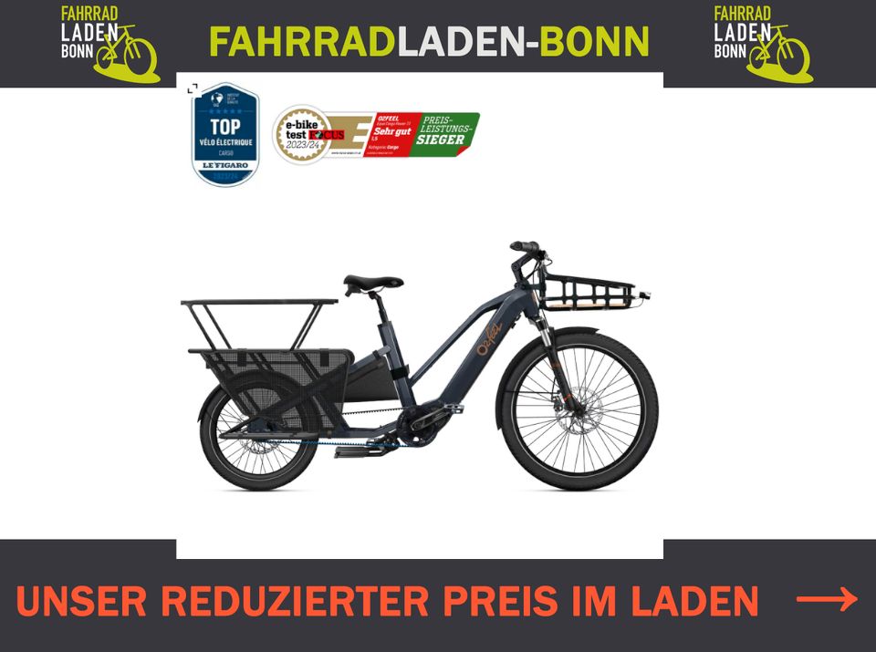 O2feel Equa Cargo 7.2 Family-Lastenrad Shimano FLB22 in Bonn