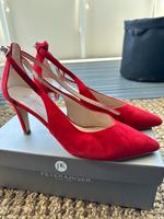 Peter Kaiser Pumps Sandale rot high heels 40 Pfennigabsatz Hessen - Eschwege Vorschau