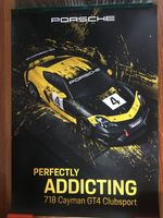 2021 Porsche 718 Cayman GT4 Clubsport Poster 68x42cm Hessen - Kassel Vorschau