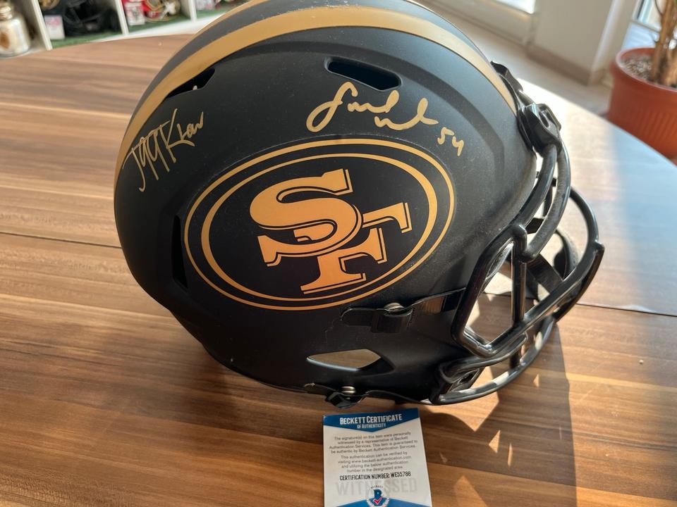 San Francisco 49ers multisigned Eclipse replica full size Helm in Glienicke/Nordbahn