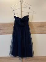 Trägerloses Tüllkleid blau Hochzeit Gast Abschlussball Bayern - Kolitzheim Vorschau
