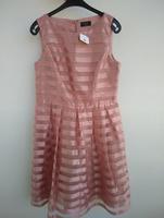 Dresses Yessica Damen Kleid gr.40 L neu rose gestreift Chiffon Bayern - Grafenau Vorschau