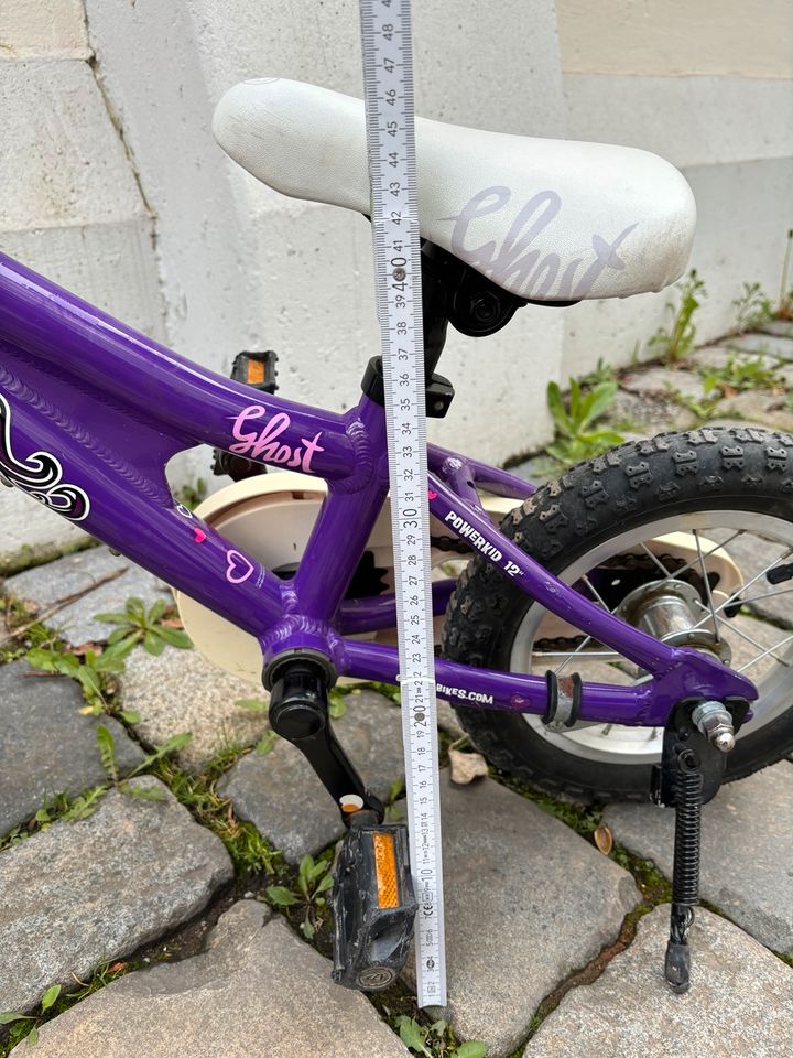 Kinderfahrrad Ghost 20 cm  7 Zoll lila in Augsburg