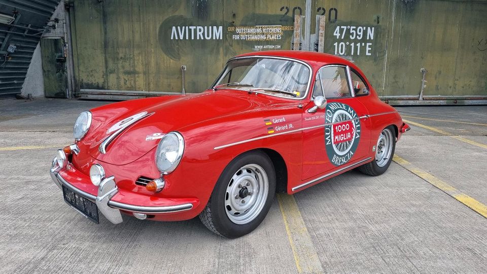 Porsche 356C S 1600 UNIKAT Rally H-Zulassung in Memmingen