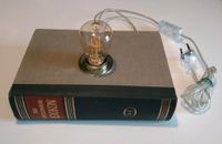 Unikat Buch Lampe, Lampe, Buch, Vintage Look, Lexikon, Deko Lampe Bayern - Gersthofen Vorschau