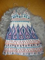 Hippie boho vintage Kleid H&M lila blau bunt Baumwolle 38 Mecklenburg-Vorpommern - Lütow Vorschau