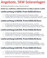5KW Solaranlage (12 Module, 1 Wechselrichter, 1 Speicher) Sachsen-Anhalt - Unseburg Vorschau