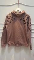 BENCH Sweatpullover Hoodie braun mit Leoprint Gr. 36/38 Berlin - Pankow Vorschau