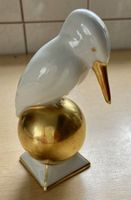 Porzellan Vogel mit Goldverzierung - schöner Decoartikel Niedersachsen - Bevern Vorschau