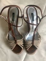 Dolce & Gabbana Keil Pumps Sandalen Leder silber Berlin - Mitte Vorschau