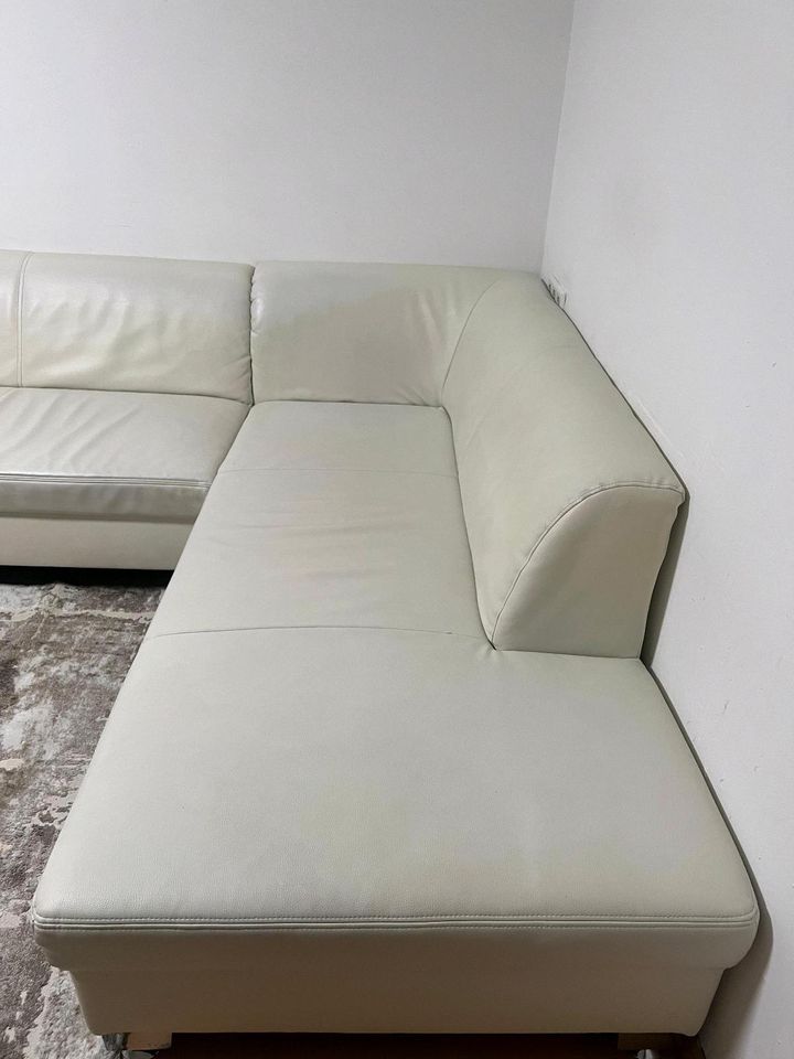 Leder Eck Sofa in Ulm