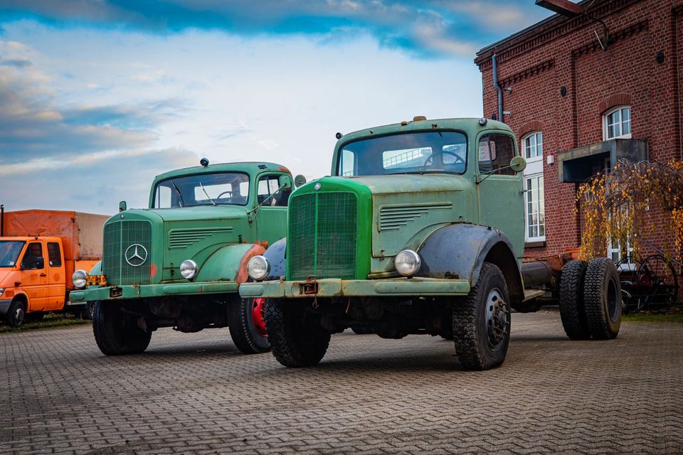 Daimler-Benz, Mercedes Oldtimer LKW, LAK 329, Spitzschnauzer in Oberhausen