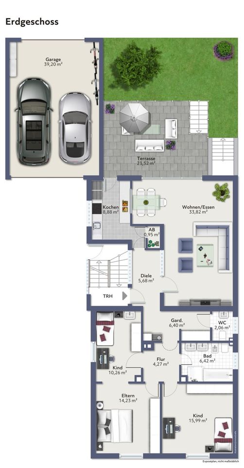 Charmantes Ein- bis Zweifamilienhaus mit großzügigem Garten in zentraler Lage in Obertshausen