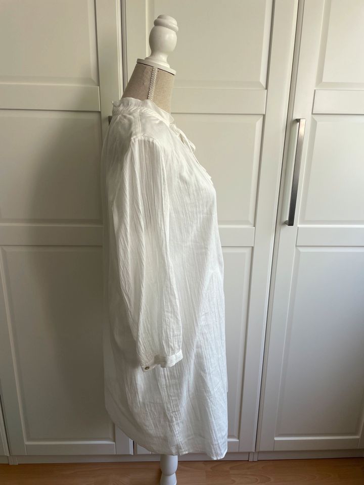 NEU mit Etikett- süßes weißes Kleid,Opus,Wonesa,Rüschen,40,NP 80€ in Meerbusch