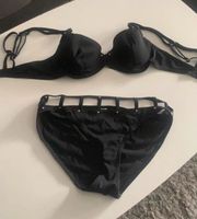 Push up Bikini Outcut schwarz Gr M kleine Nieten Rheinland-Pfalz - Bendorf Vorschau