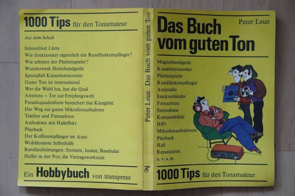 DDR „Das Buch vom guten Ton“ RFT Elektronik Musik Antiquariat in Salzwedel